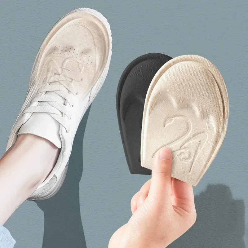 1 Pair Non-Slip Toe Plug Protectors Soft Forefoot Cushion Pain Relief Pointed Inserts round Half Insoles for Shoe Inserts