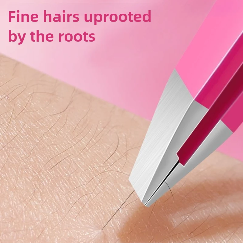 Precision Durable Stainless Steel Tweezers for Eyebrow and Beard Removal, Eyebrow Tweezers, Beard Removal Tool, Eyebrow Shaping