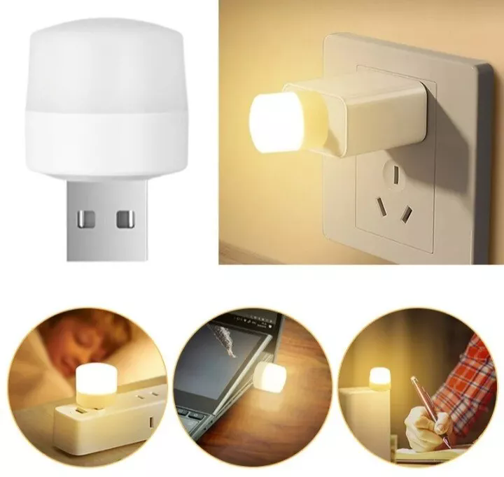 Circular Mini Night Light Portable Bedroom USB Night Light LED Light Bedhead Bedroom Multi Functional Lighting Atmosphere Light