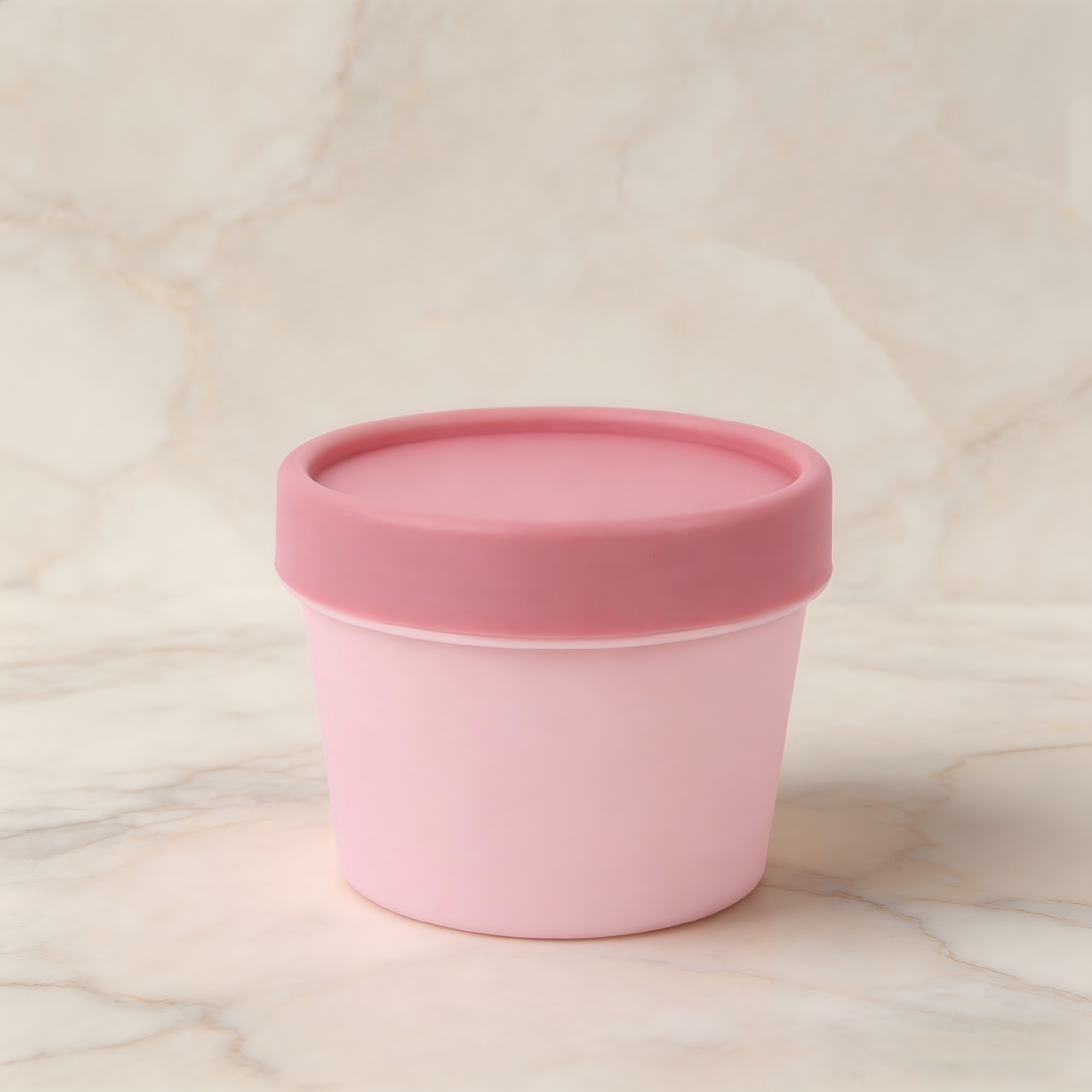 1PC 100G Empty Leakproof Cosmetic Pot Jars，3.4OZ Wide-Mouth Plastic Mask Container for Beauty Products, Travel Storage MakeUp