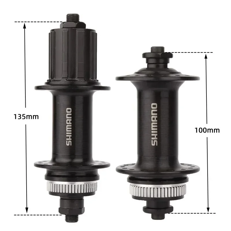 SHIMANO TX505 Front Rear Hub 8 9 10 Speed MTB Mountain Bike Center Lock Disc Quick Release Original Parts