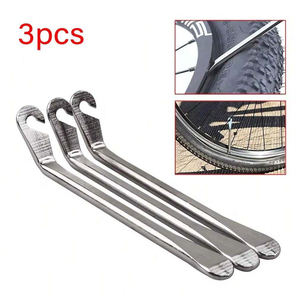 3pcs/set Road MTB Bike Tire Lever Bicycle Tyre Spoon Stick Iron Changing Tool Tube Removal Stainless Steel