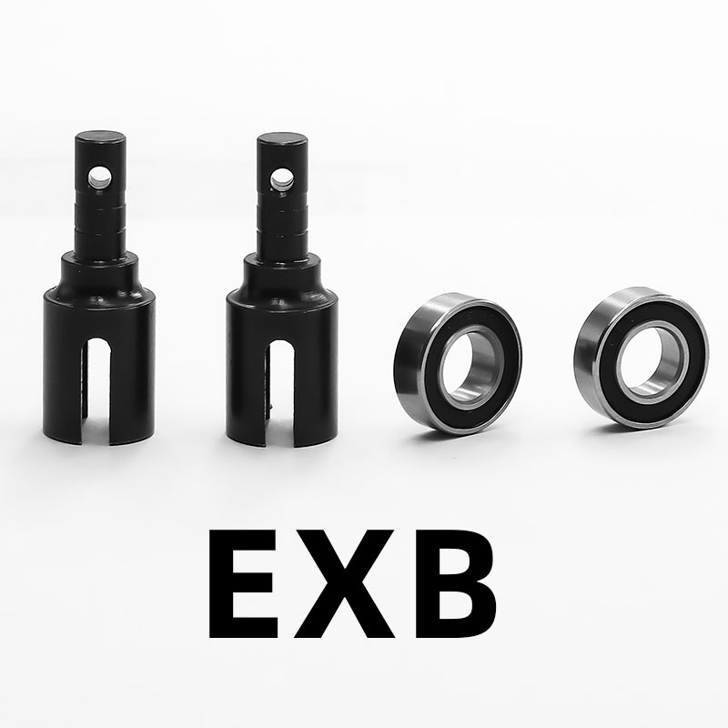 ARRMA 1/8 1/7 RC Car Metal Drive Cup Set - Heavy-Duty Upgrade Parts for KRATON V5 V6, BIGROCK, MOJAVE EXB, ARA310991 - EXB Serie