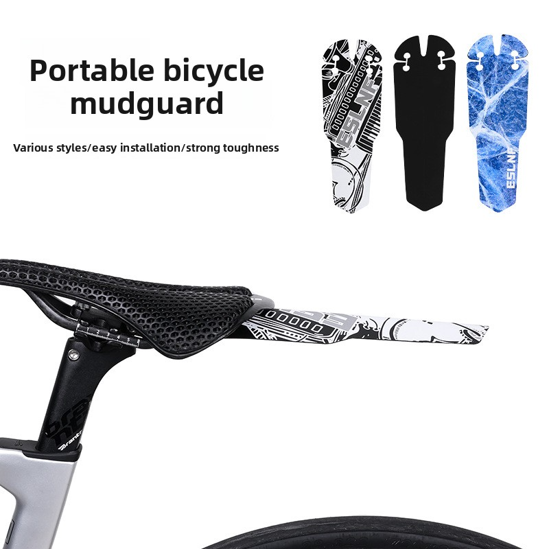 ESLNF Road Bike Mudguard Lightweight And Portable Saddle Quick Detachable Mountain Bike Water Deflector Bike Accessories