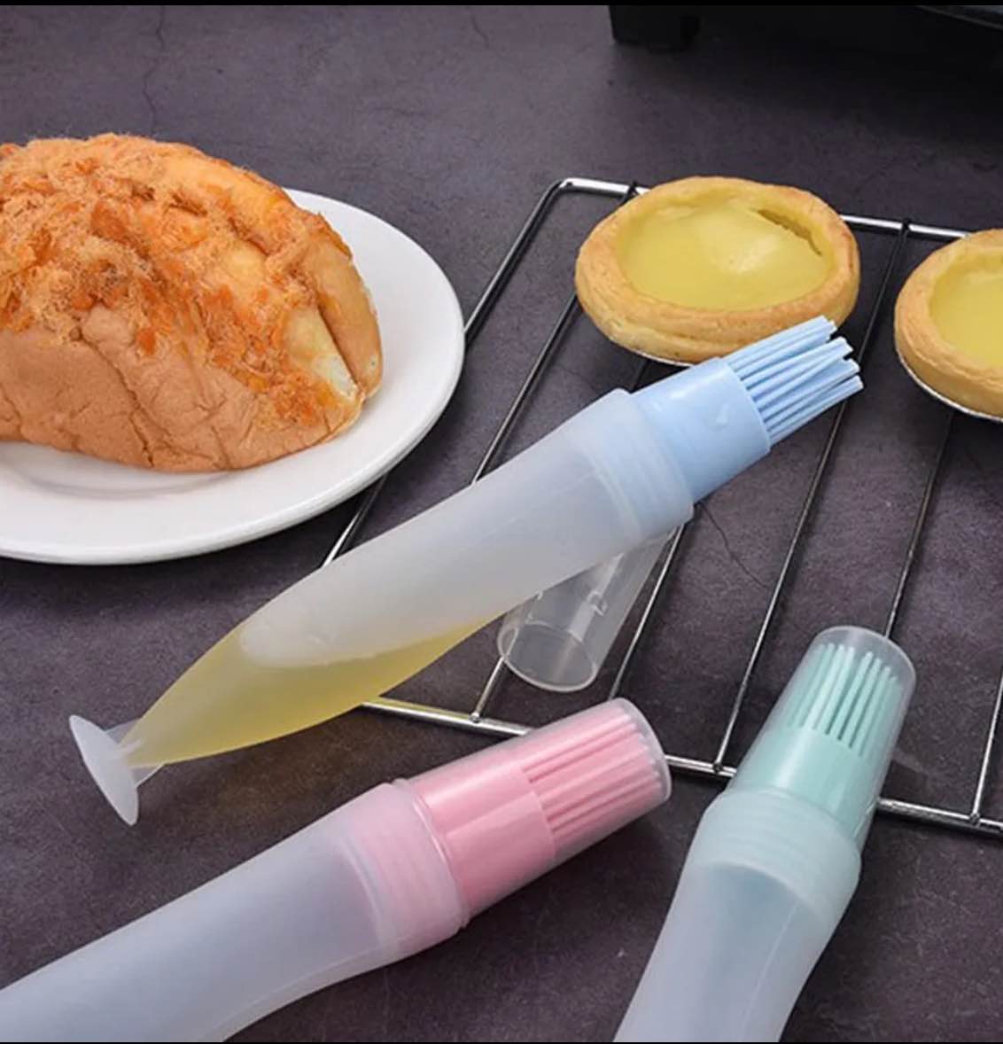Food Grade Oil bottle silicone brush