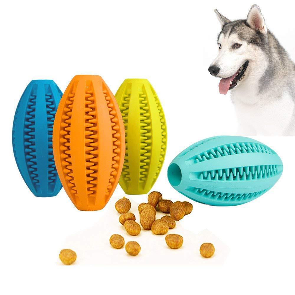 Pet Dog Chew Toys Teeth Cleaning Snack Ball Pet Dog Toy Ball Natural Super Tough Interactive Bouncy Pet Supplies