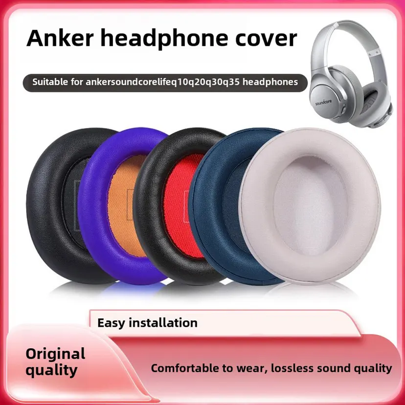 Ear Pad For Soundcore Life Q10 Q20 Q30 Q35 Headphones Memory Foam Replacement Earpads Foam Ear Pads Cushions High Quality