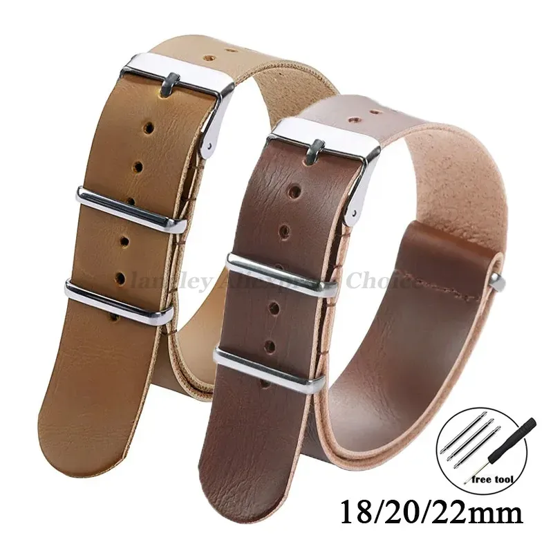 PU Leather Bracelet Watch Accessories Watch Band Strap Artificial Leather Watch Strap 18MM 20MM 22MM 24MM