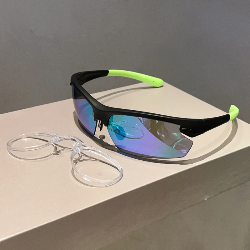 KAMMPT Semi-rimless Sports Sunglasses Men 2026 New Mirror Outdoor Cycling Goggle Women Trendy Brand Design Anti-UV Sun Glasses