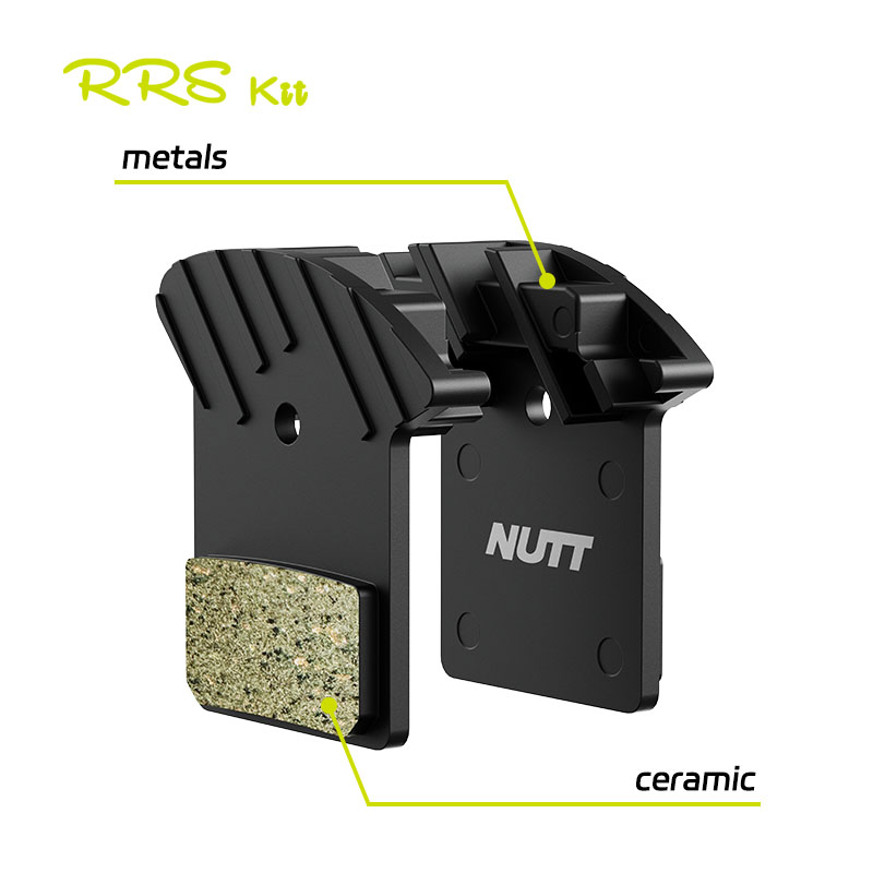 Nutt Bicycle Hydraulic Disc Brake Pad Semi Metal Resin Heat Dissipation Scooter For Nutt Oil Avid Bd1 Bd3 E9