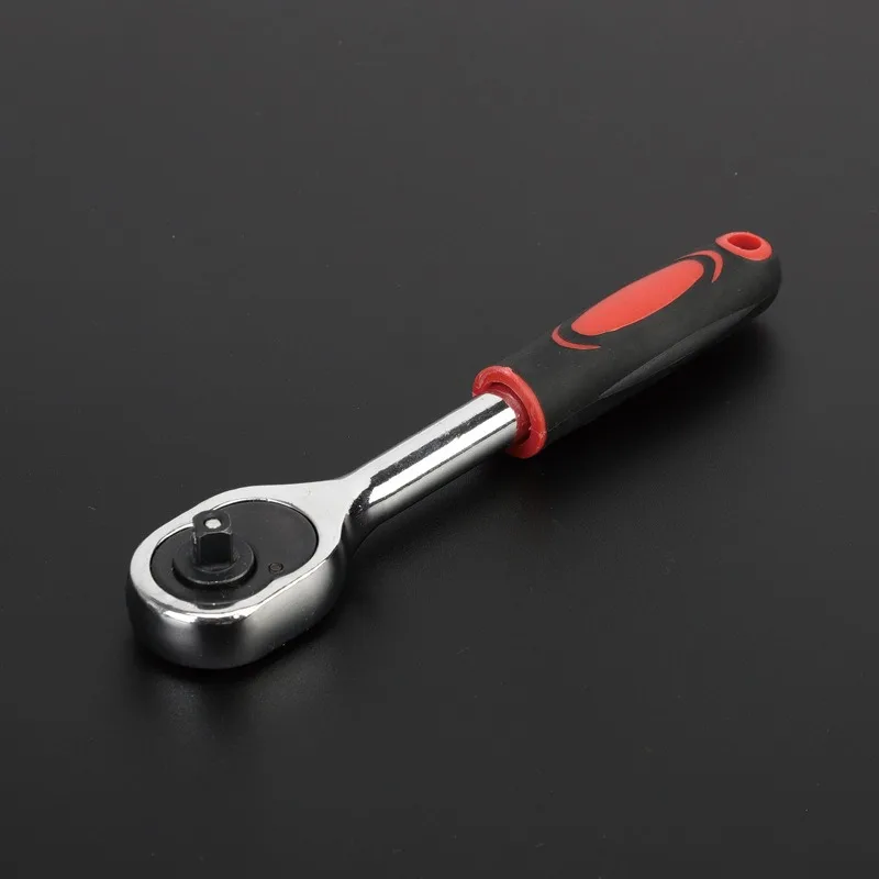 1/4 Fast Ratchet Wrench 72 Teeth Fast Fall Off Hexagonal Socket Wrench Multifunctional DIY Hand Tools Cycling Bike Accessories