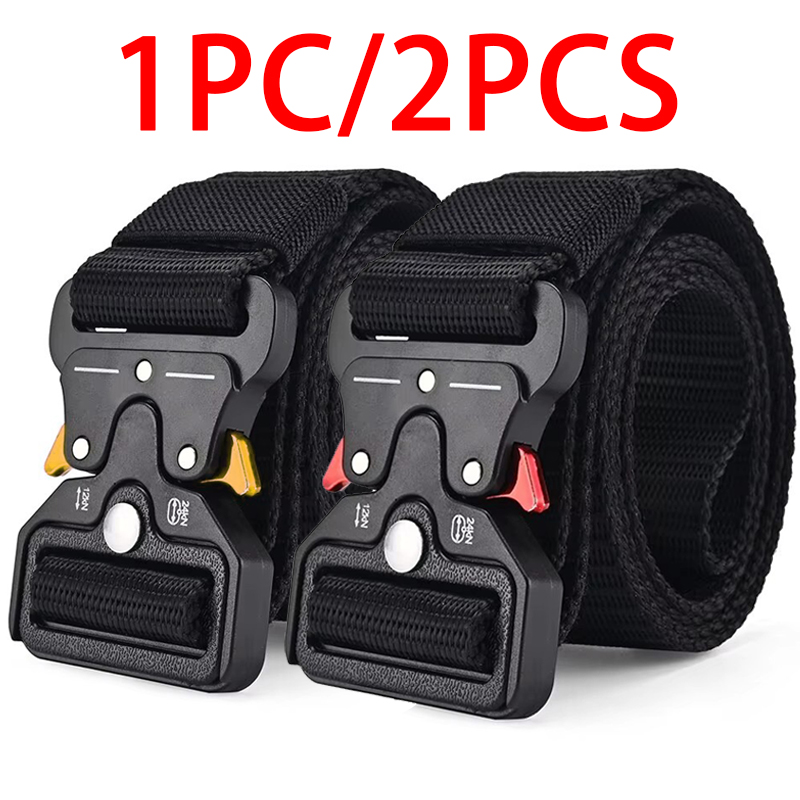 Versatile Men's Belts - Durable, Adjustable Design-For Outdoor Sports Enthusiasts，Pair with Pants Jeans，For Men Women