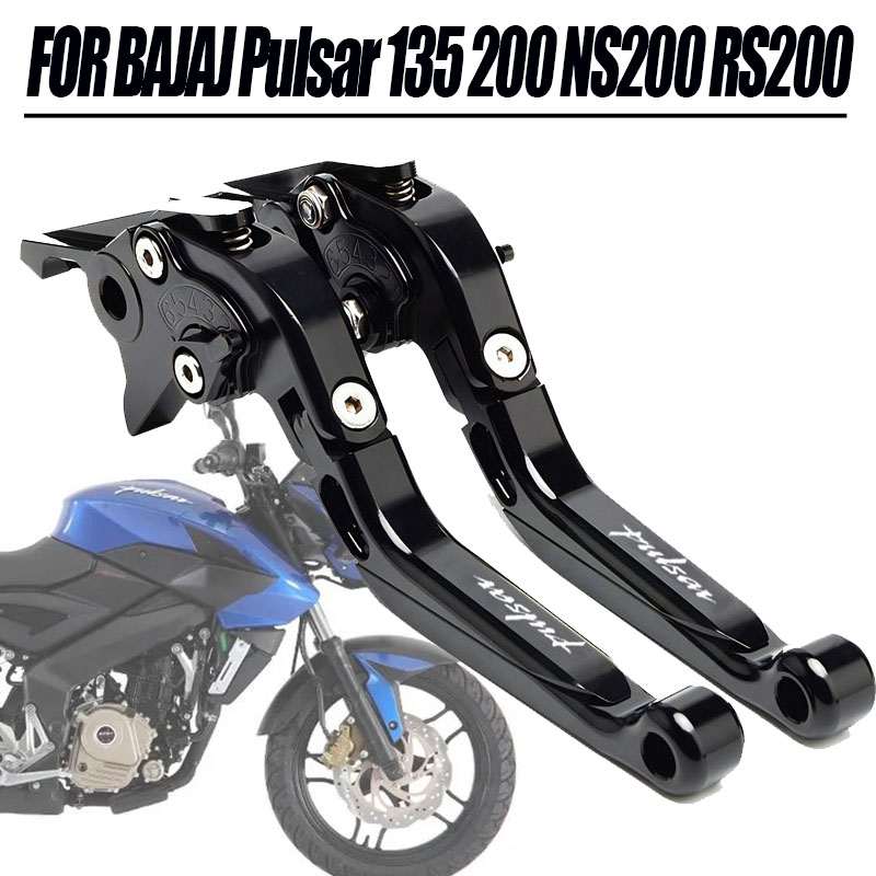 For BAJAJ PULSAR200/NS200 PULSAR135 Pulsar 200 NS200 RS200 A Motorcycle CNC Aluminum Foldable Adjustment Clutch Brake Handle