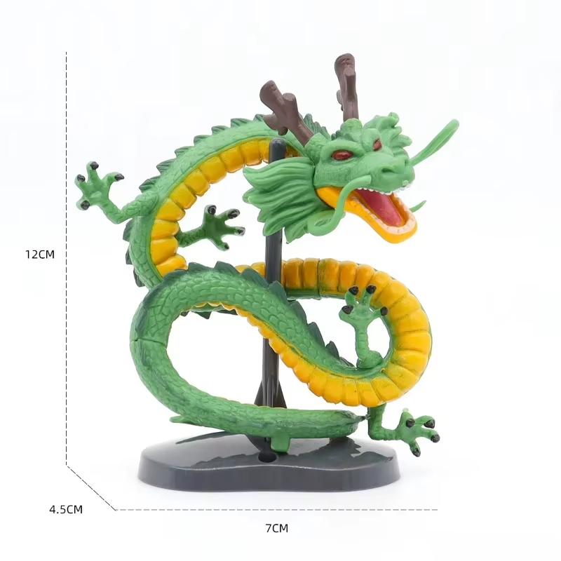 Anime Dragon Ball Shenron Figure Toys Cartoon Son Goku Cyan Dragon Handmade PVC Figurine Anime Decoration Birthday Model Dolls