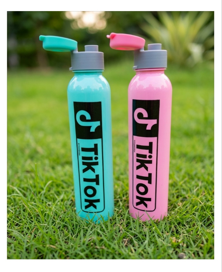 Water Bottle in Tiktok print Single Pice