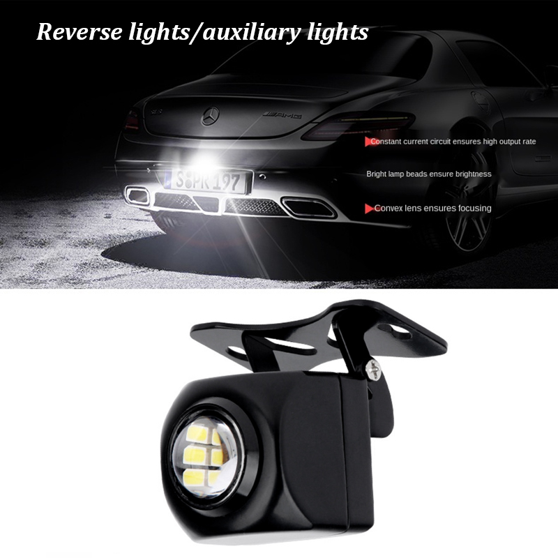 Car Reverse Light High Brightness Reversing Flashing Warning Lamp Universal Auto Motorcycle Reverse Parking Tail LED Bulb Light