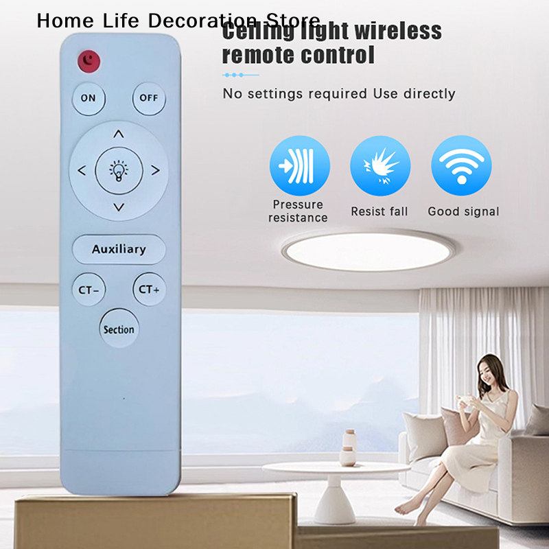 New Infrared Remote Control Stepless Dimmer LED Fan Lamp Living Ceiling Room For Light Ceiling Light Floodlight Remote Control