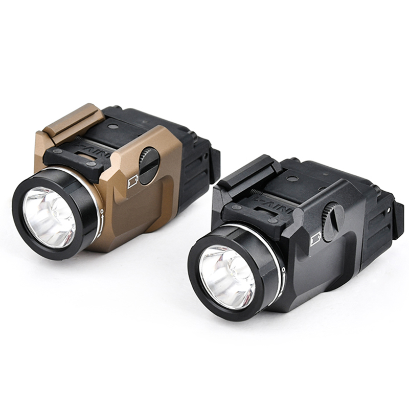 Flashlight TR-7 X 500-Lumen Compact Weapon Light, Includes High, Low Paddle Switches and Key Black Tactical Airsoft Accessories