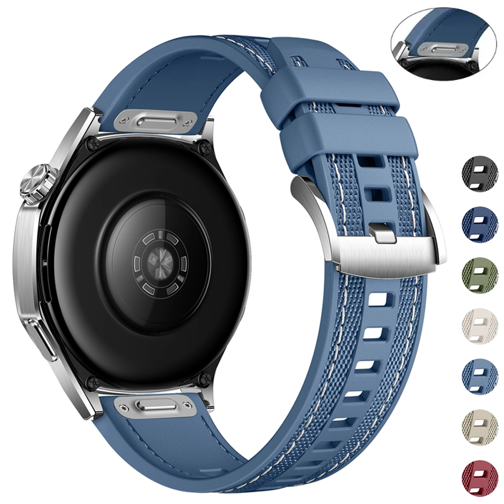 22mm Nylon Silicone Strap for GT6 GT5 46mm Universal Wristband Sport Band for Watch Bracelet Quick Release