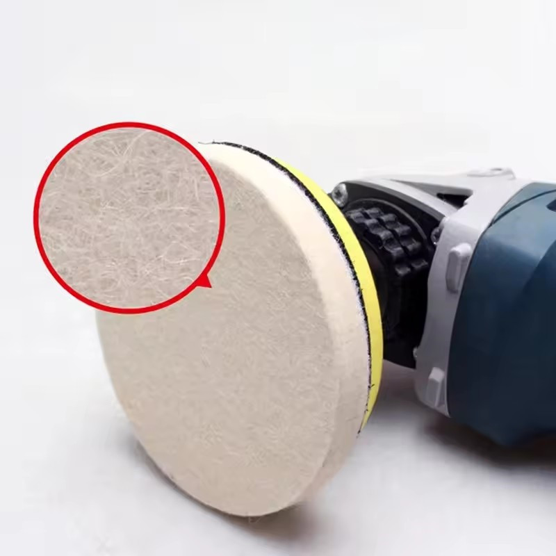 Wool Felt Polishing Pad 2-7inch Abrasive Wheel Soft Felt Discs For Glass Stainless Steel Marble Polishing Repair Tools