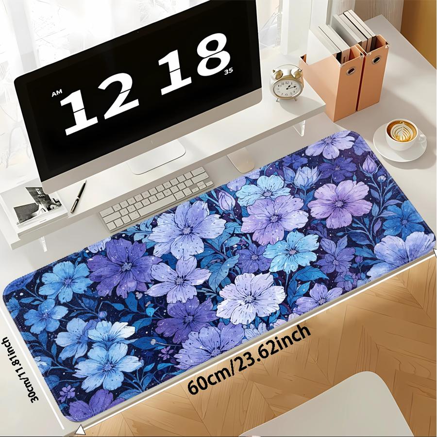 Beautiful Flowers overlock Mouse Pad Game Console Pad Desk accessories Computer Laptop Pad Keyboard Mouse Pad office Pad
