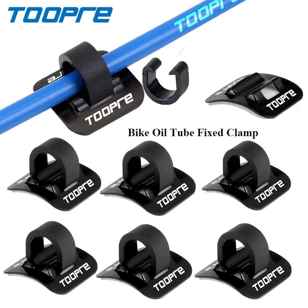 10Pcs MTB Bike Bicycle Frame U Buckle For Brake Cable Housing Hose Tube Shifter Cable Guides Button Fixed Tubing Clips