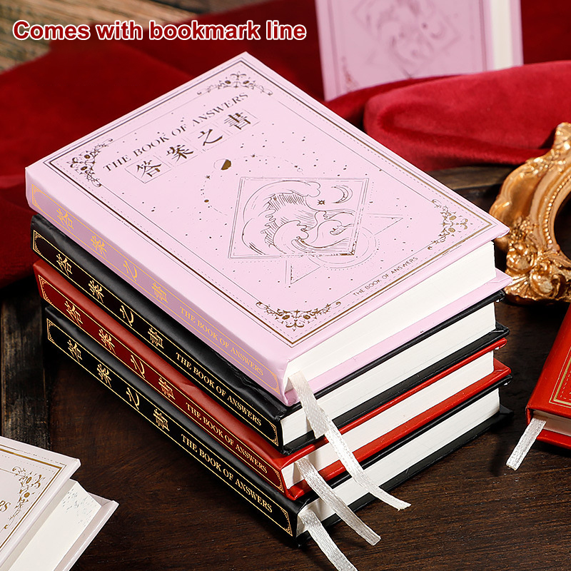 Creative Mini The Book Of Answers Notebook Portable Book Student Notebook Office Supplies Student Dressing Up Stationery Gifts