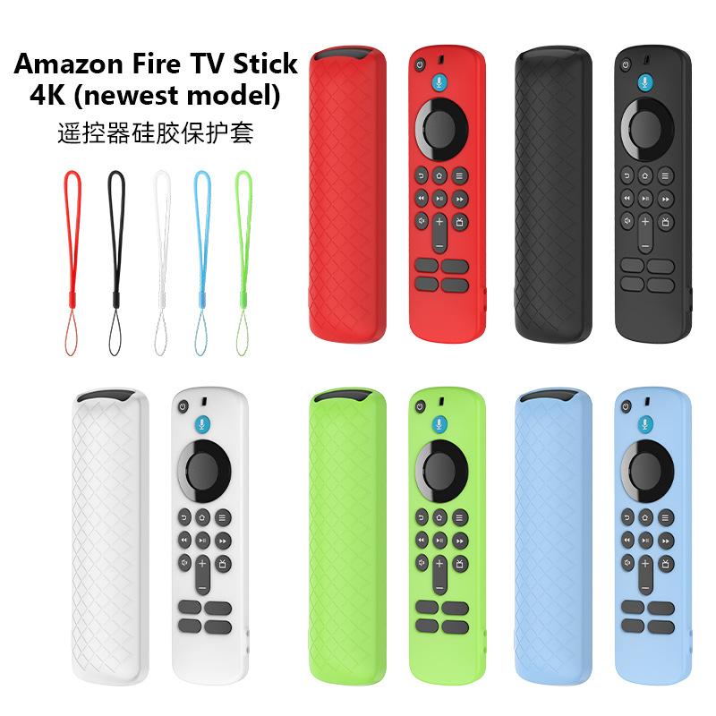 For Fire TV Stick HD/4K Newest Model Anti-drop Dustproof Shockproof Skin Sleeve Antifall with Lanyard Shockproof Soft Shell