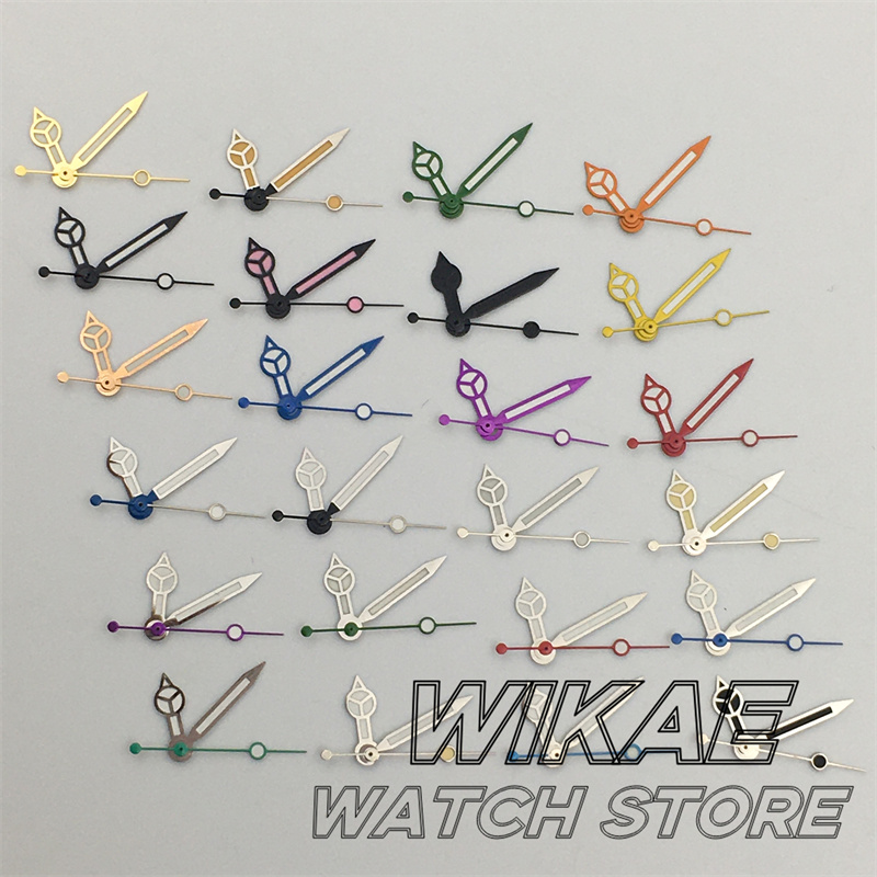 NH35 Watch Hands Black White Silver Yellow Gold Rose Orange Purple Watch Needles Green Luminous Pointer NH35 Watch accessories