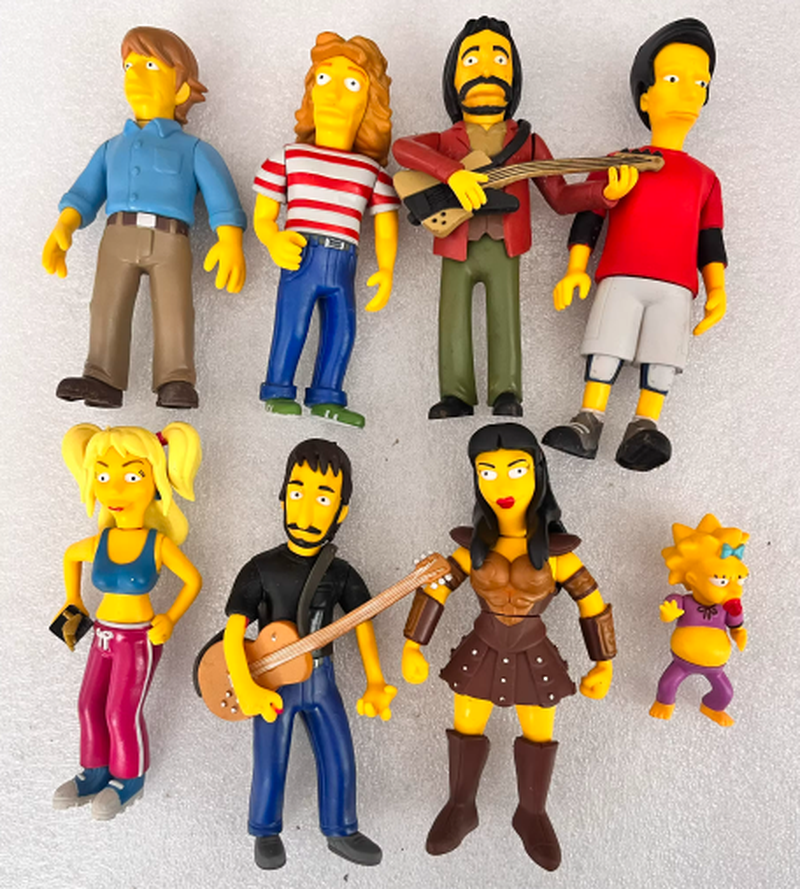 Anime Action Figures Xin Pusen Family Antique Toys Ornaments With Labels Complete Set Cute Cool Funny Desktop Decoration