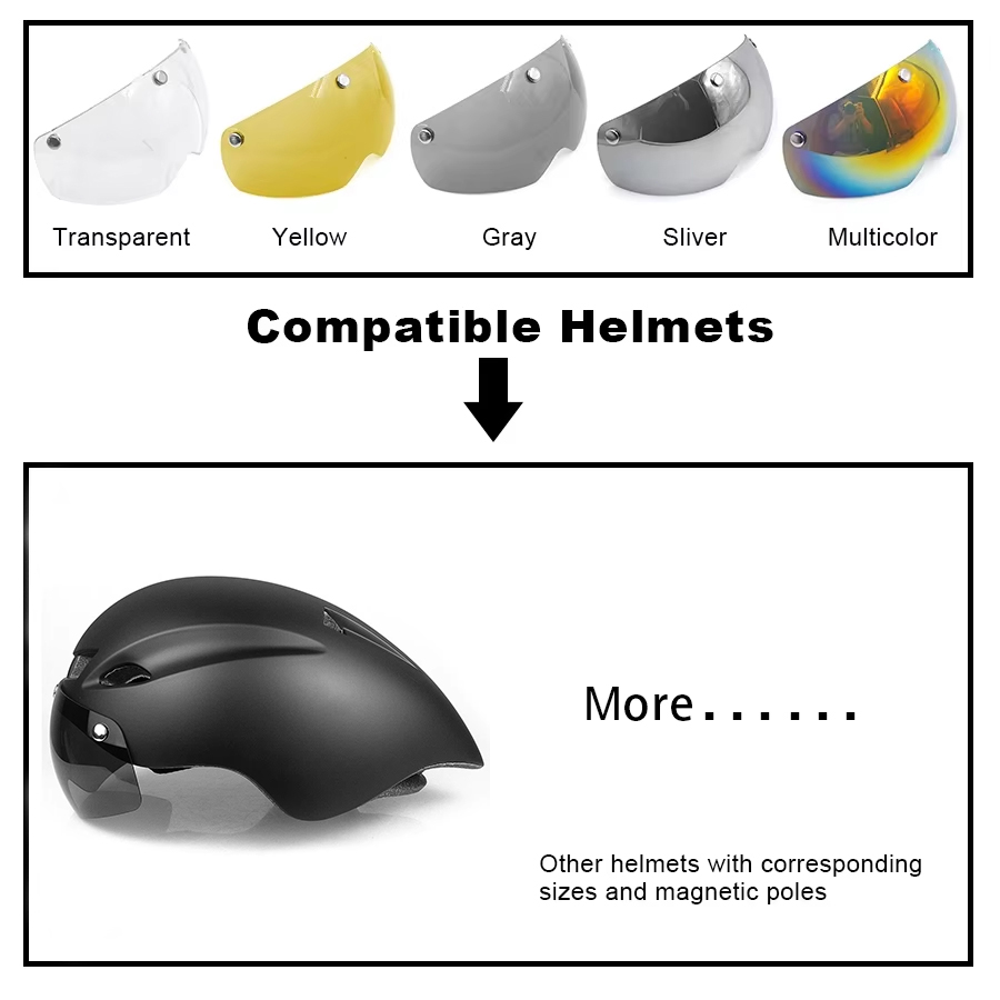 TT helmet glasses Casco Ciclismo lens aero helmet bike Triathlon tt road cycling helmet len time trial goggles Accessories