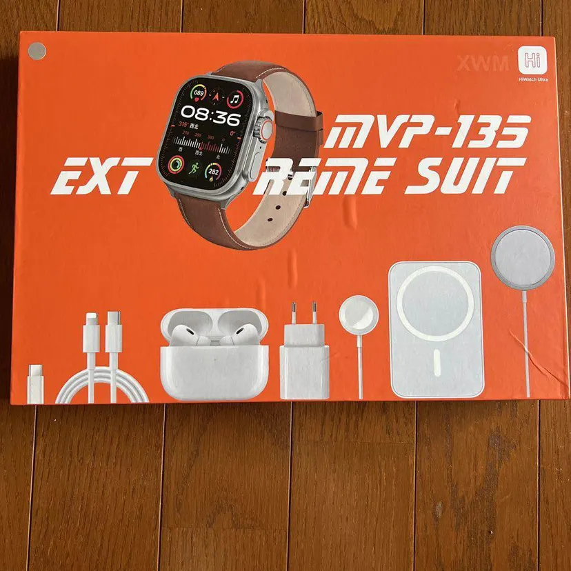 10 in 1 hiwatch ultra COMBO MVP 135 SMART WATCH with Earbuds &Strap