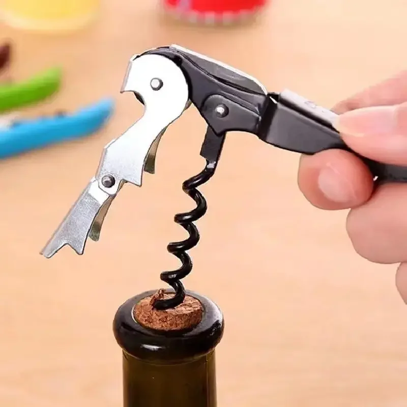 1pc Premium Stainless Steel Bottle Opener Multi-Functional Bottle Openers Cork Screw Corkscrew Cap Remover Bar pen gpt