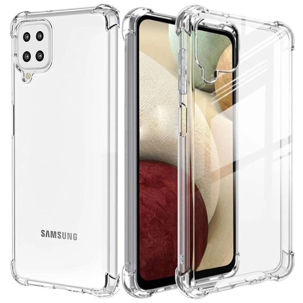 Shockproof Clear Silicone Case for Samsung Galaxy A12 A23 A33 A53 A73 A14 A24 A34 A54 A13 A22 A32 A52 A72 5G Cover