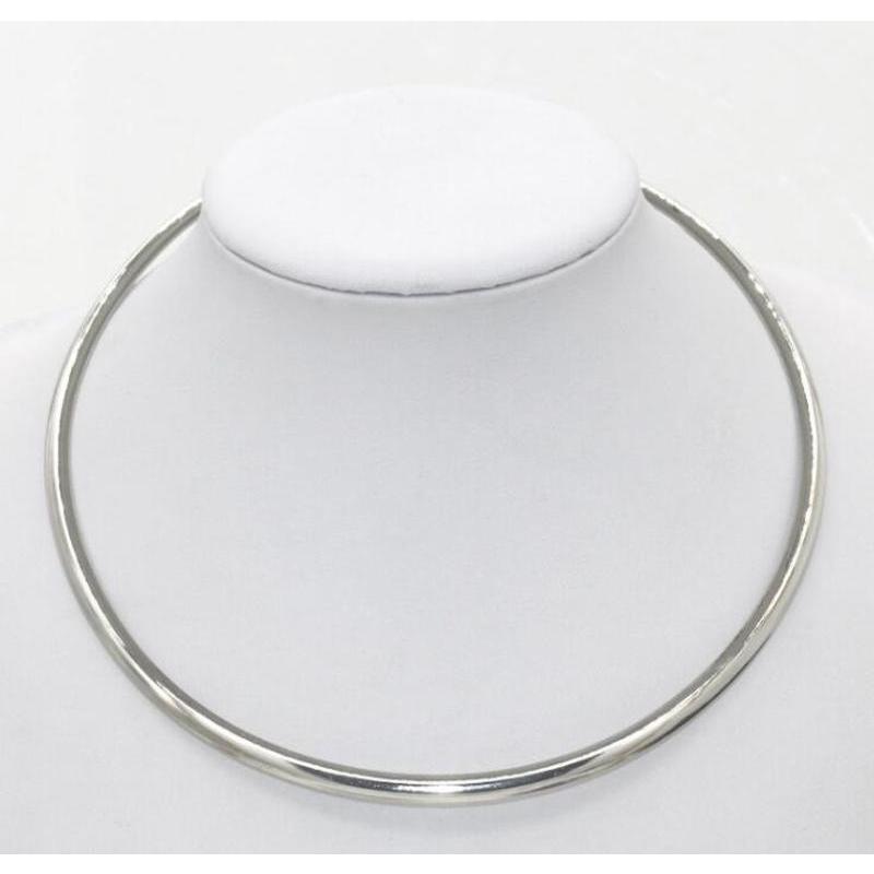 Minimalist 304 Stainless Steel Pendant Neck Ring Fashion Choker Necklace For Casual Party Wear Fashion Design Jewelry Findings