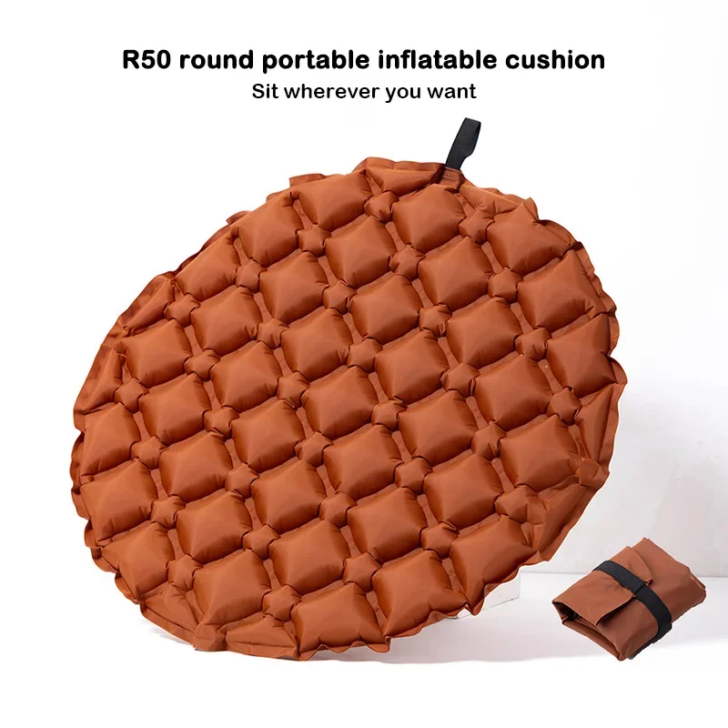 Inflatable Seat Cushion,Portable Lightweight Travel Air Sitting Pad,Moisture and Water Resistant Camping Chair Mat for Outdoor