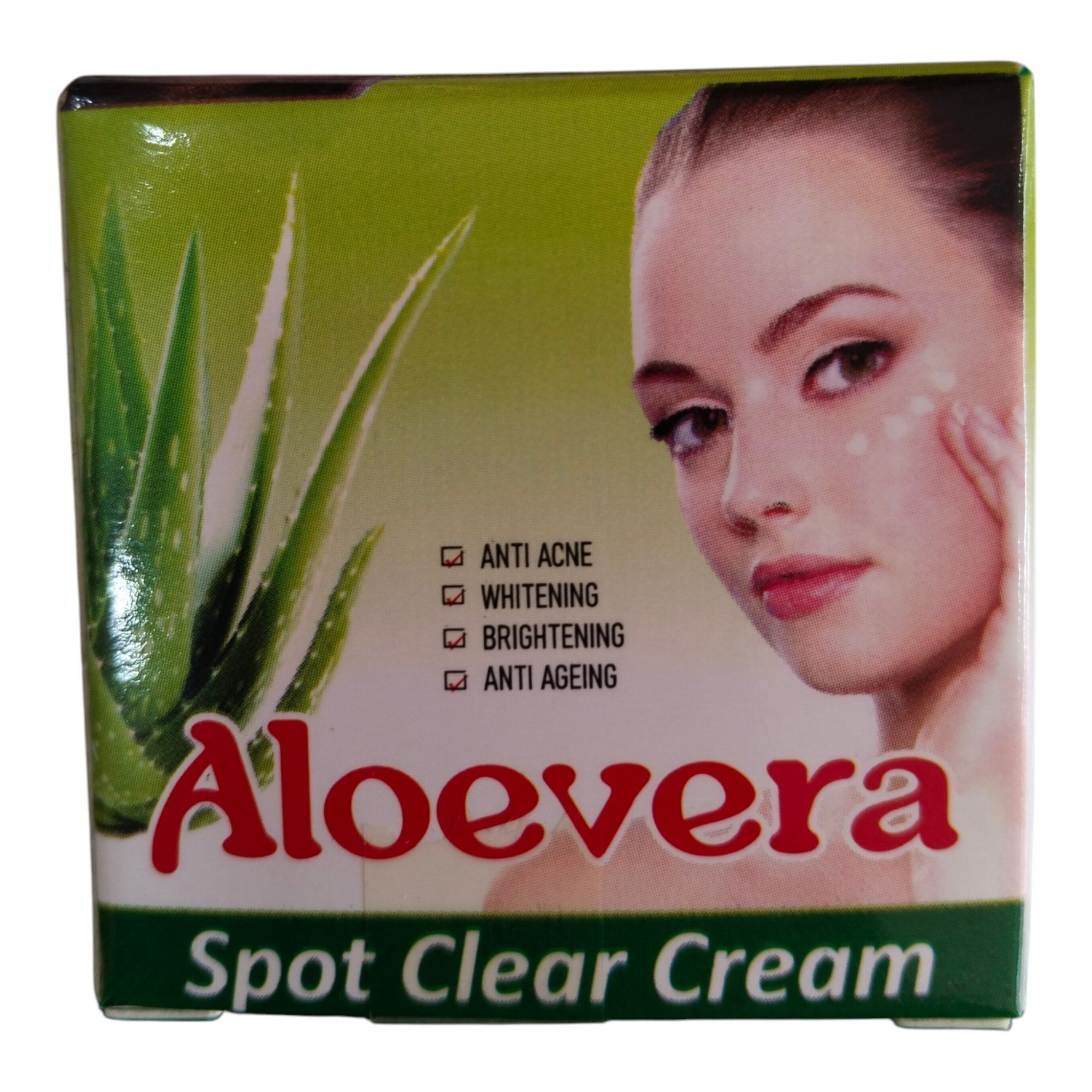 Aloevera Spot Clear Cream 20gm ,Anti acne ,Anti ageing
