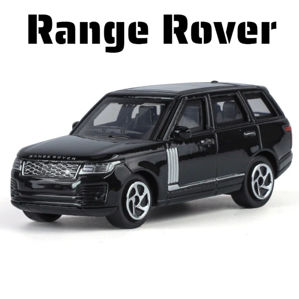 1:64 Range Rover Car Model Toy Mini Scale Off-road Vehicle Metal Body Tires SUV Models Desktop Ornaments for Children
