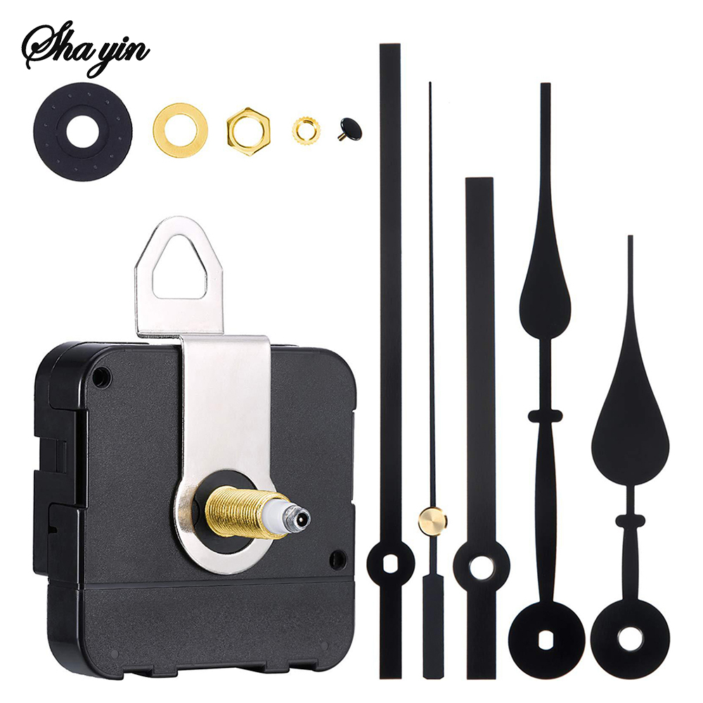 Clock Mechanism Silent Quartz Movement Machine Wall Hands Pointer Set Clockwork Table Hanging DIY Quartz Watch Repair Parts