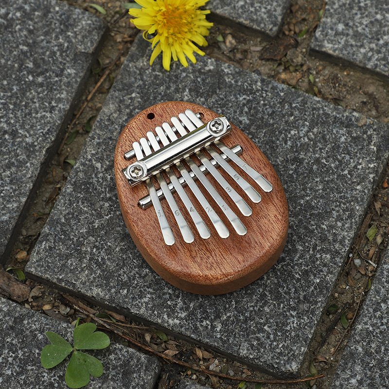Water Drop Style Cute Instrument Portable Exquisite Set for Kids Mini Kalimba 8 Key Thumb Piano 1Pcs