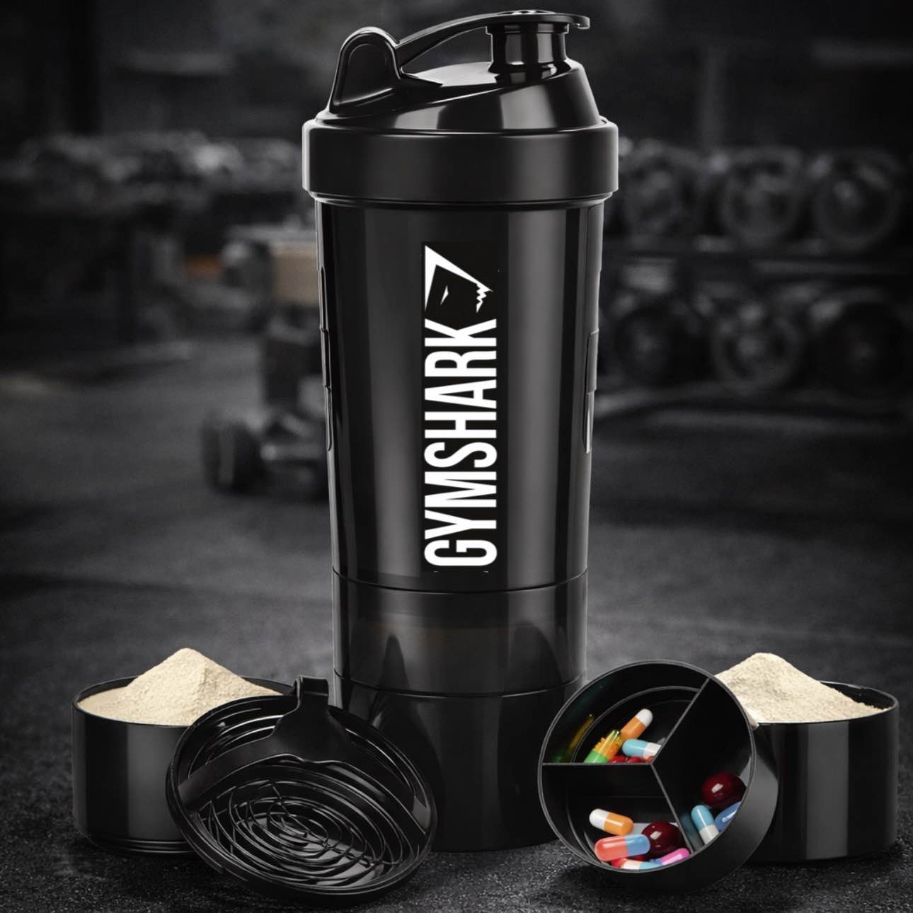 GYMSHARK shaker bottle for gym