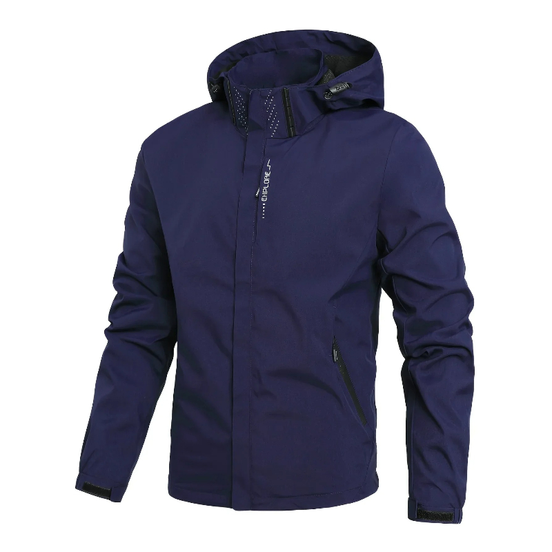 2025 Autumn New Unisex Soft Shell Windbreaker Coat Outdoor Hooded Jackets Men Water Repellent Rain Coats for Hiking Golf Travel