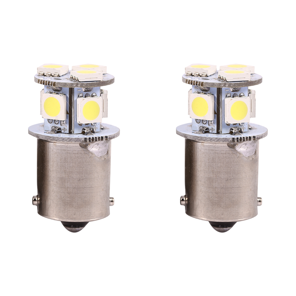 2pcs White BA15S R5W 1156 5050 8SMD LED Car Brake Lights Bulbs Car Brake Light Bulb new