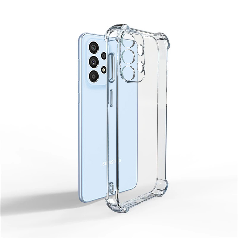 Luxury Clear Phone Case For A53 A54 Shockproof Case For S24 S22 S25 S23 Ultra A52 A72 A73 A56 A36 A16 Back Cover