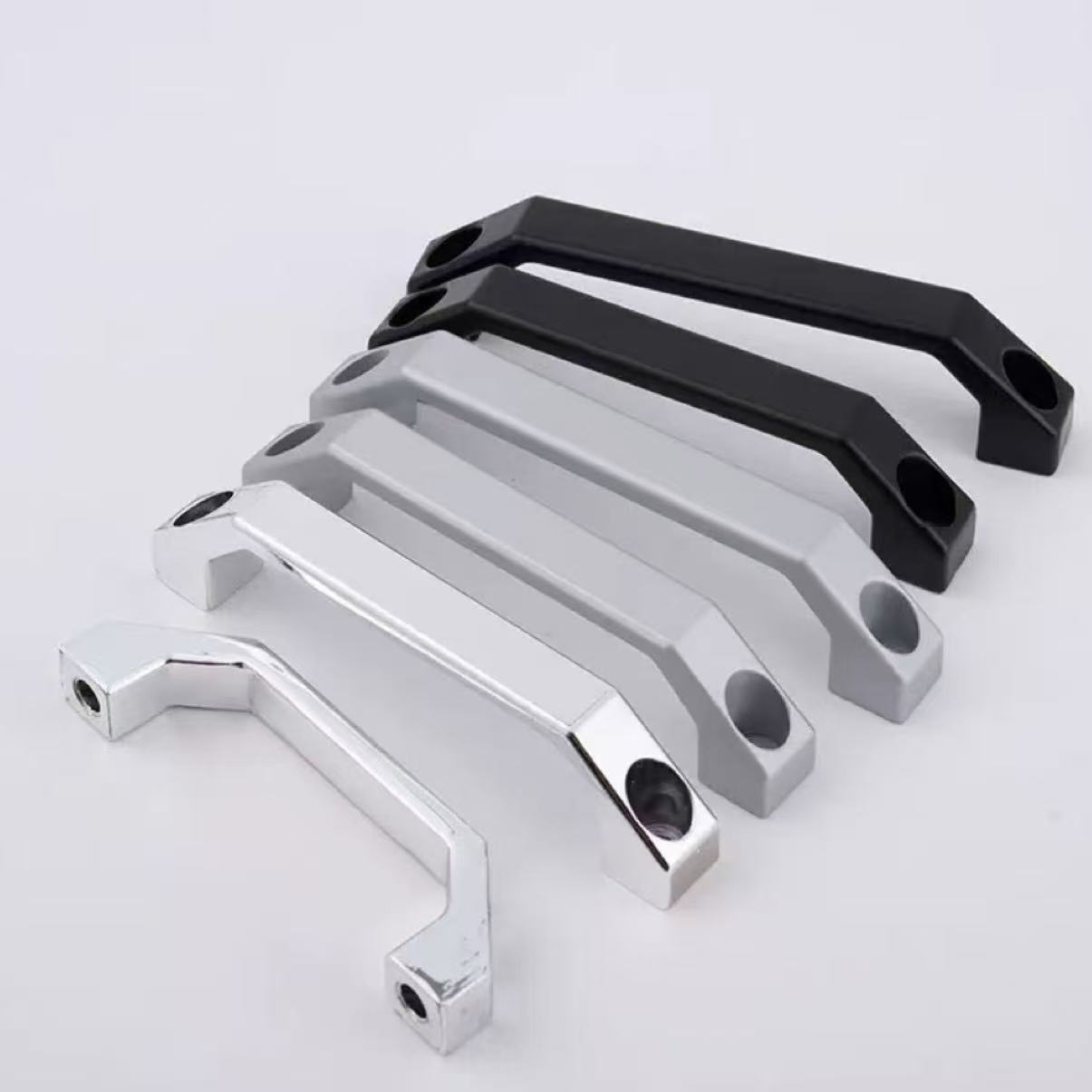 1pc Door Handle U-type Aluminum Alloy Handle Square Cabinet Door Handle For Suitcases Furniture Drawer Wardrobe Windows Handles