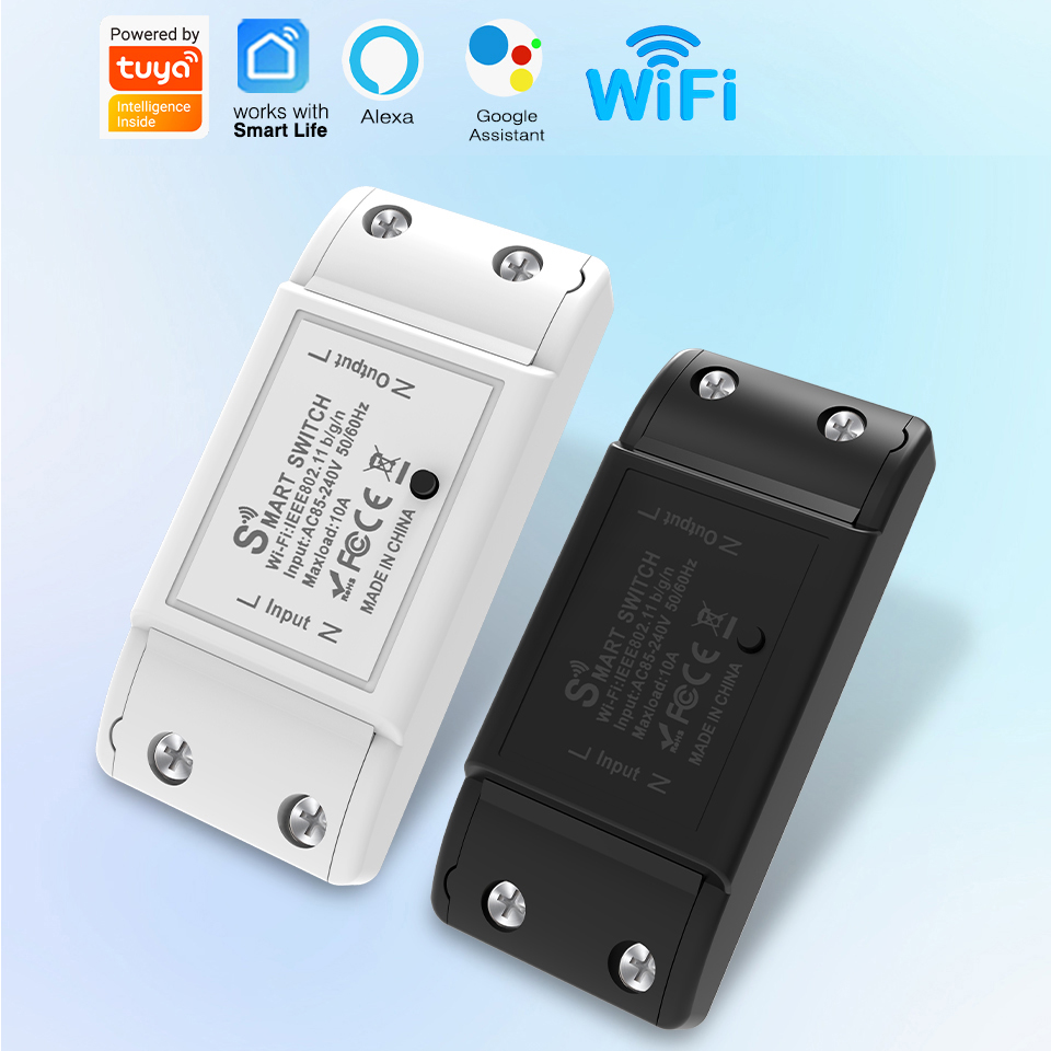 Smart Home House Wifi Wireless Remote Switch Breaker Domotic LED Light Controller Module Alexa Home Smartlife Tuya APP