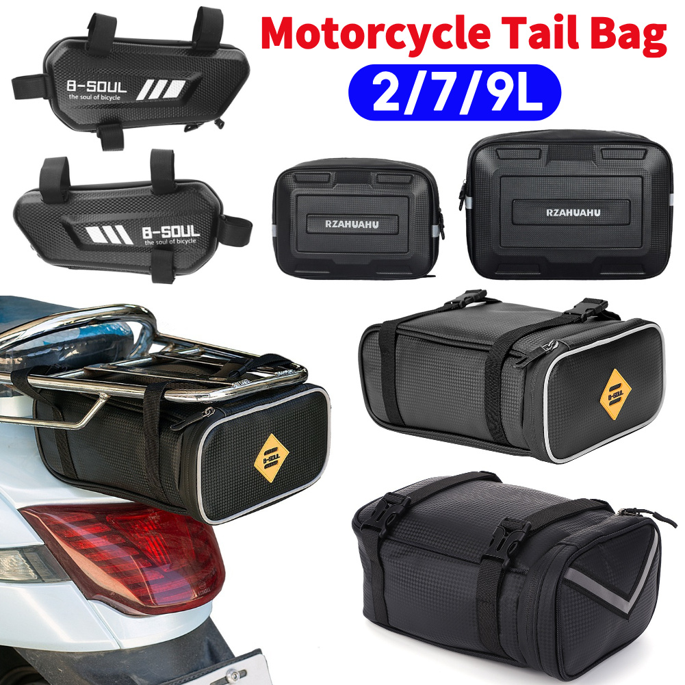 Commuter Sport Motorcycle Tail Bag Bicycle Saddle Rear Seat Storage Bag Electric Bicycle Motorcycle Carrier Pannier
