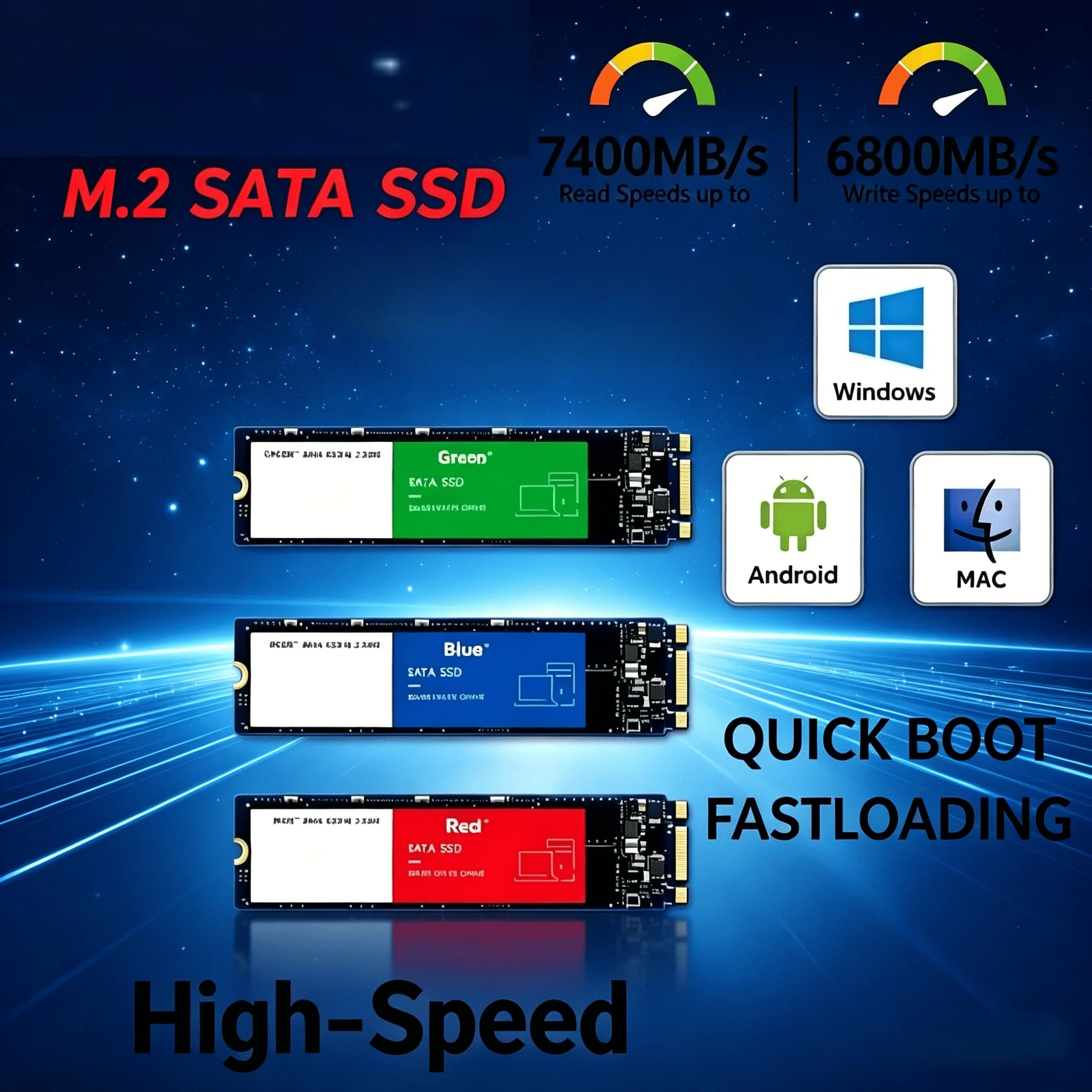 980 Internal SSD High Speed Solid State Drive Universal Compatible For Laptop Desktop PC Computer