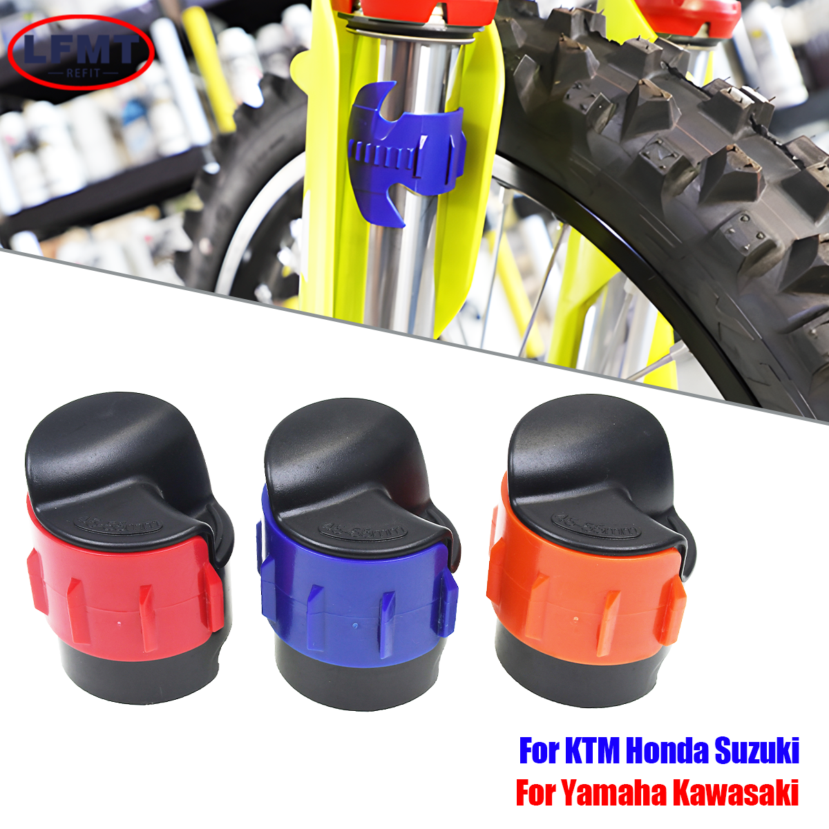 Bike Repair Tool For 45-55mm Front Motorcycle Oil Seal Fork Cleaner Motorcycle Shock Absorber Oil Seal Cleaning Tool