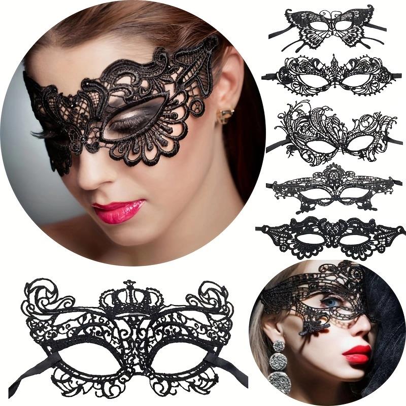 Women's Lace Mask Fashionable Black Hot Selling Fun Eye Mask Fun Black Dance Party Mask Accessories